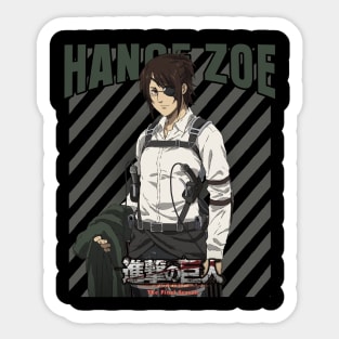 Hange Zoe Badass Survey Corps Look Sticker